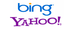 Suchmaschine Bing und Yahoo