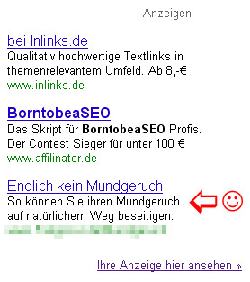 Leider Suchmaschinenoptimierer unter Mundgeruch?