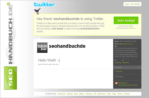 Seo-Handbuch.de @ Twitter