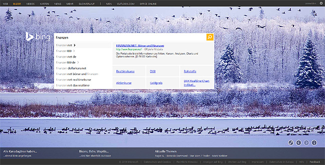 Bing Suggest Preview